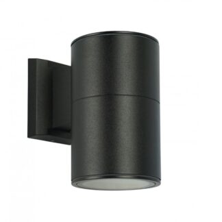 Kinkiet ogrodowy Adela IP54 E27 czarny aluminiowy tuba