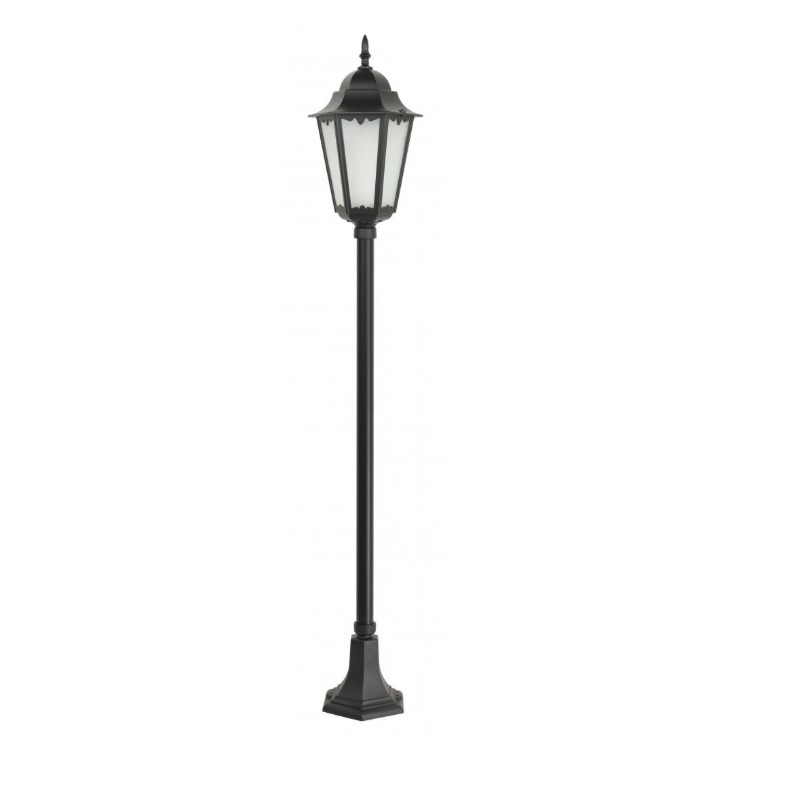 Lampa ogrodowa stojąca Retro Classic II 165 cm czarna E27 IP43