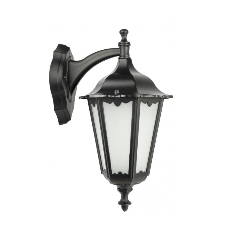 Kinkiet ogrodowy Retro Classic K IP43 czarny E27 15W