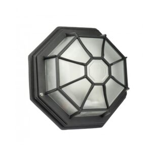 Plafon sufitowo‑ścienny Retro Classic K czarny IP43 E27