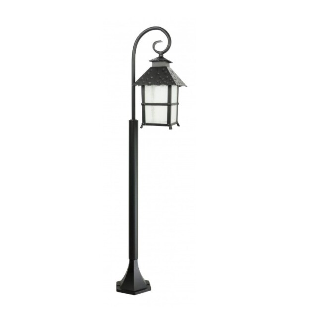 Słupek ogrodowy Cadiz 115 cm czarny IP43 E27 aluminiowy
