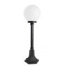 Słupek ogrodowy czarny Kula Classic 70 cm E27 IP43