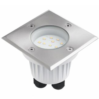 Lampa najazdowa LED 1W IP67 do kostki brukowej – kwadratowa, ciepła barwa 3000K