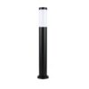Lampa ogrodowa słupek Inox ST65 E27 IP44 czarna