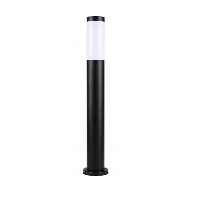 Lampa ogrodowa słupek Inox ST65 E27 IP44 czarna