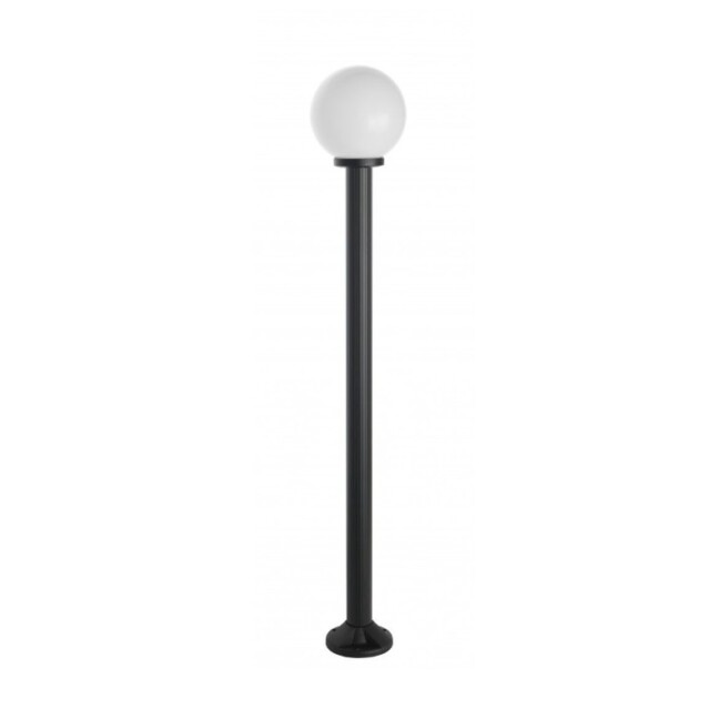 Lampa ogrodowa stojąca Kula 170 cm E27 IP43 czarna