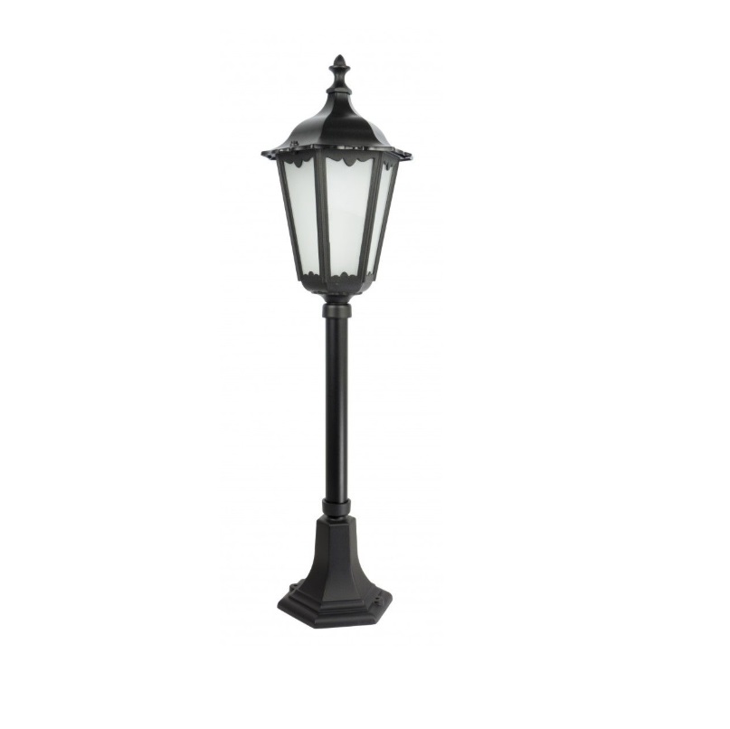 Lampa ogrodowa stojąca Retro Classic 85 cm IP43 E27 czarna