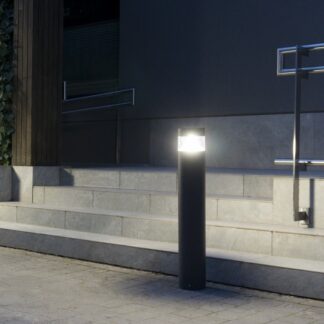 Lampa ogrodowa słupek Barel LED 100 23W 4000K IP65 ciemnoszara