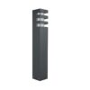 Nowoczesna lampa ogrodowa słupek Rado II 50 cm IP54 E27 antracyt