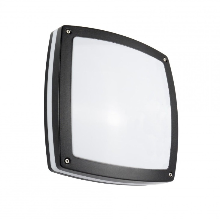 Lampa elewacyjna Nex czarna IP44 E27 2x10W