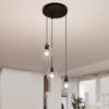 Lampa sufitowa Istar Premium 3 z trzema kloszami E27 – szkło transparentne