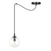 Lampa wisząca Gigi z przezroczystym szklanym kloszem E14