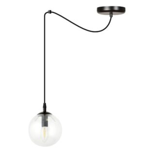 Lampa wisząca Gigi z przezroczystym szklanym kloszem E14