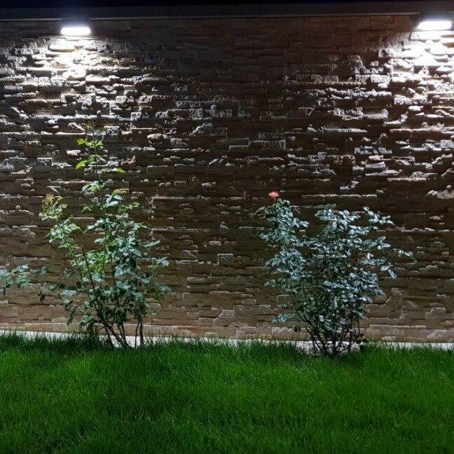 Lampa elewacyjna LED Mur PC IP65 3W antracyt regulowana barwa światła