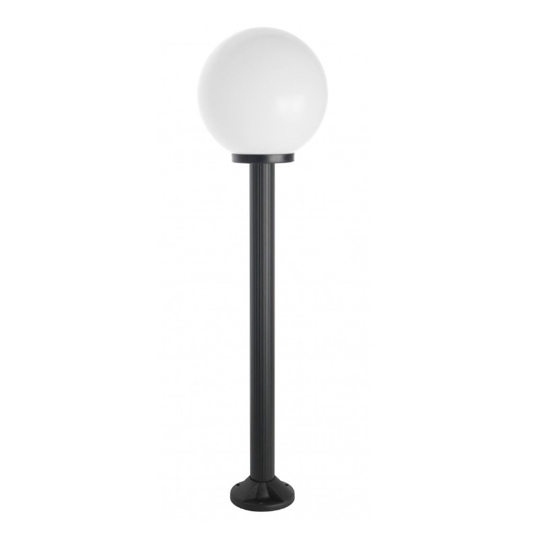 Lampa ogrodowa stojąca Kula 130 czarna IP43 E27 60W