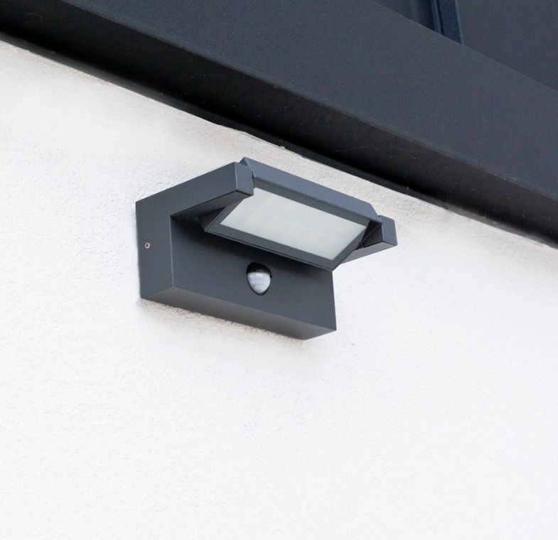 Lampa zewnętrzna Ren LED 27W IP65 z czujnikiem ruchu i zmierzchu