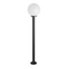 Lampa ogrodowa stojąca Kula 170 czarna E27 IP43