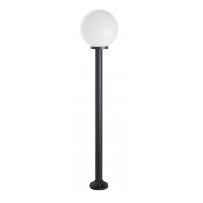 Lampa ogrodowa stojąca Kula 170 czarna E27 IP43