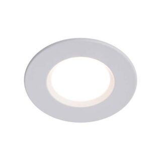 Białe oczko sufitowe LED Mahi 8.5W 3000K IP65