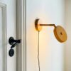 Kinkiet LED Starlight musztardowy – regulowany z 3-stopniowym ściemniaczem
