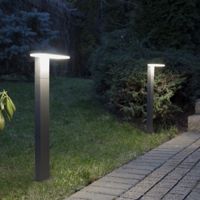 Słupek ogrodowy LED Fler 80 cm ciemnoszary IP54 10 W 4000 K