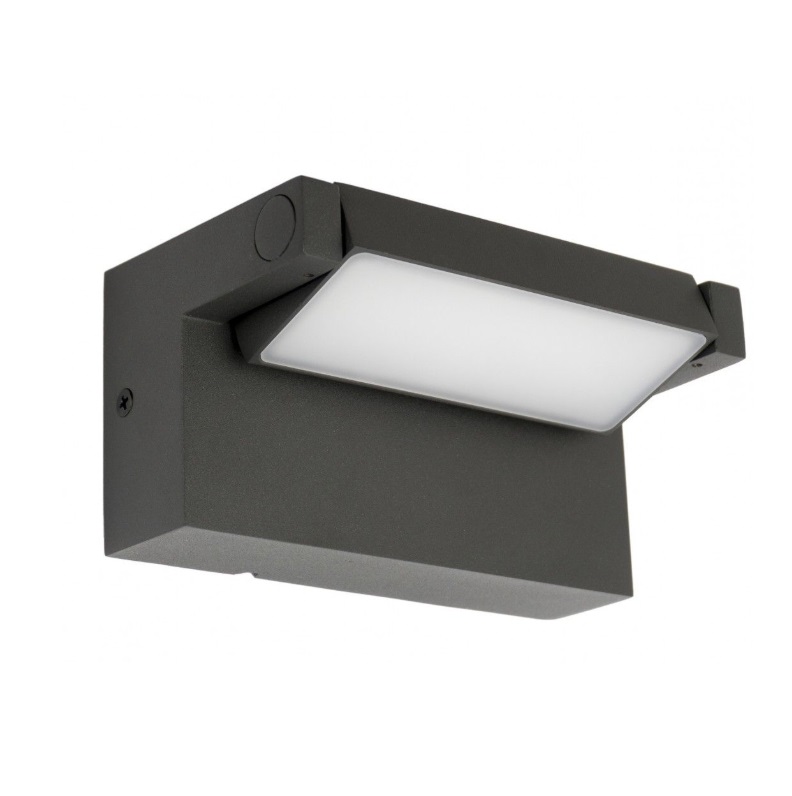 Kinkiet zewnętrzny LED Rota IP54 10W 4000K z regulacją kąta świecenia