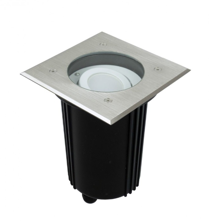 Oprawa najazdowa Mix kwadratowa IP67 ze stali nierdzewnej z regulacją kąta świecenia