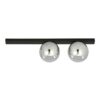 Lampa sufitowo‑ścienna Fit 2 z grafitowymi kloszami E14 IP20