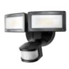 Reflektor LED Duo 36W z czujnikiem ruchu i zmierzchu IP54 – podwójne światło 3000 lm, barwa 4000K