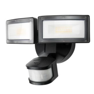 Reflektor LED Duo 36W z czujnikiem ruchu i zmierzchu IP54 – podwójne światło 3000 lm, barwa 4000K