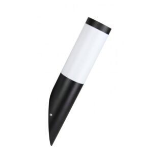 Kinkiet elewacyjny skośny czarny Inox ST21 IP44 E27