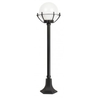 Lampa ogrodowa słupek Kula z koszykiem E27 IP43 102 cm