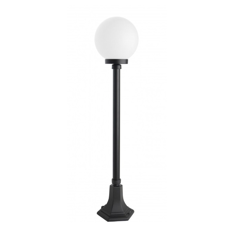 Lampa ogrodowa stojąca Kula Classic 100 cm E27 IP43 czarna