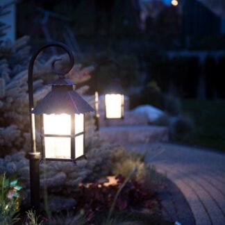 Latarnia ogrodowa Cadiz 85 czarna aluminiowa IP43 E27 60W