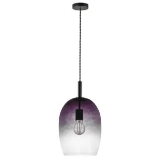 Elegancka lampa wisząca Uma 23 z gradientowym kloszem szklanym E27 40W IP20