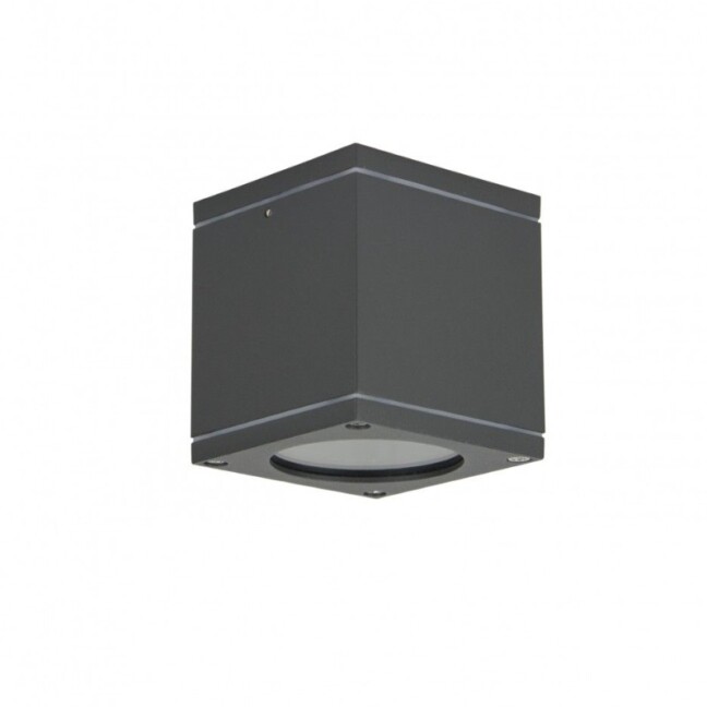 Lampa sufitowa zewnętrzna Adela IP54 GU10 antracyt kwadratowa