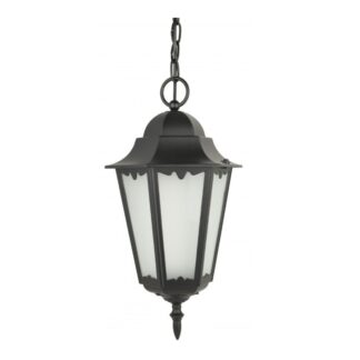 Wisząca lampa ogrodowa Retro Classic II czarna E27 IP43