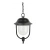 Czarna lampa wisząca zewnętrzna Prince IP54 z gniazdem E27 60W