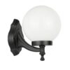 Kinkiet ogrodowy Kula 20 cm E27 IP43 czarny