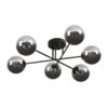 Lampa sufitowa Brendi B6 z 6 srebrzystymi kulami E14 IP20