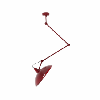 Bordowa lampa sufitowa i ścienna Melos z regulowanym ramieniem E27 60W IP20