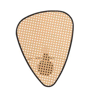 Kinkiet rattanowy Natura E27 czarna oprawa styl boho