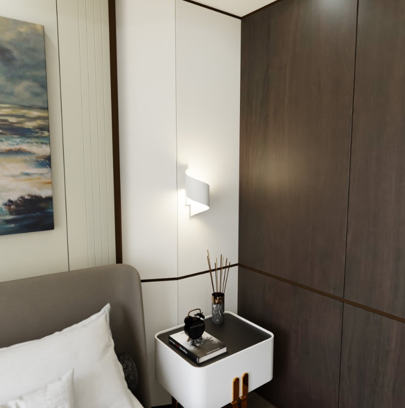 Biały kinkiet Spiner z dwukierunkowym światłem G9 IP20