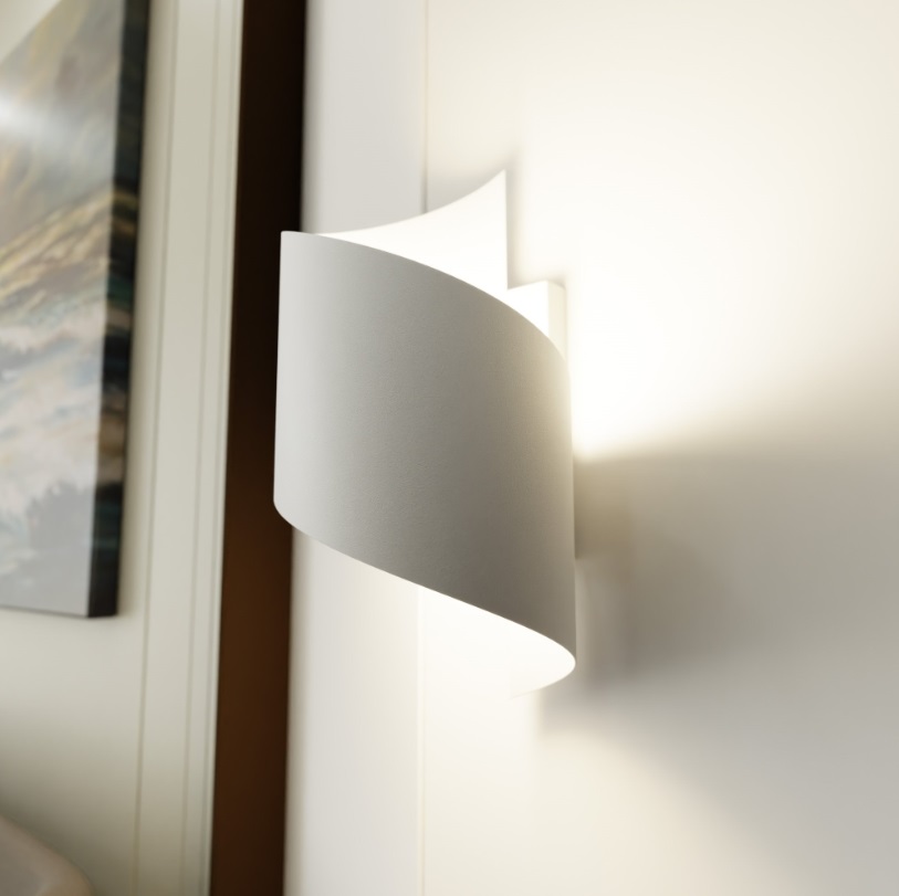 Biały kinkiet Spiner z dwukierunkowym światłem G9 IP20