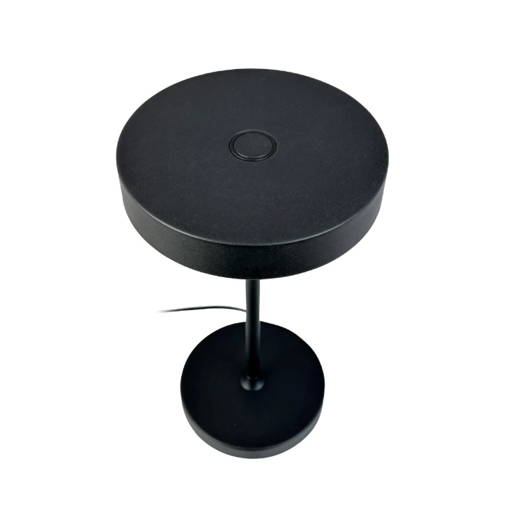 Czarna lampka nocna LED Starlight z dotykowym ściemniaczem