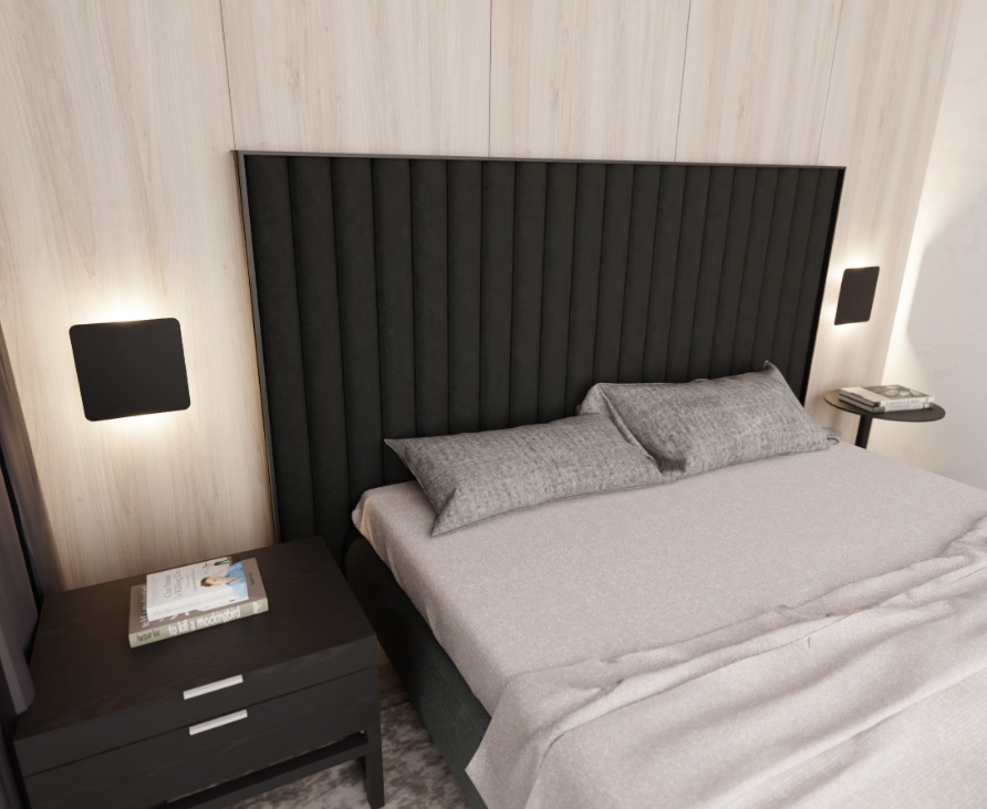 Czarny kinkiet ścienny Emibig Form z gniazdem G9 IP20 – minimalistyczna kwadratowa oprawa