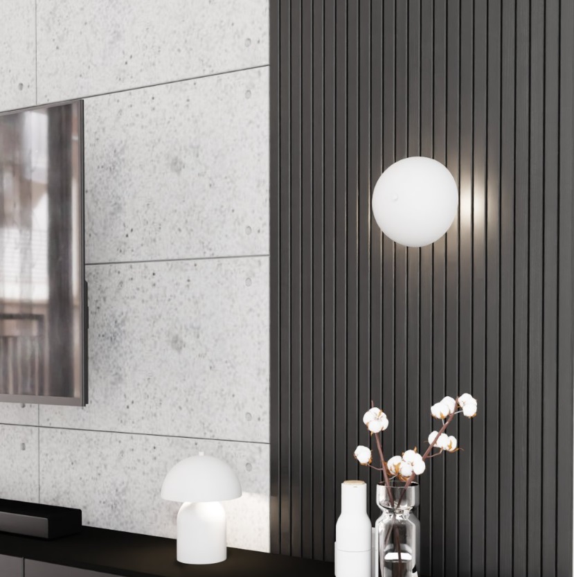 Kinkiet Mush biały G9 IP20 – subtelne światło odbite