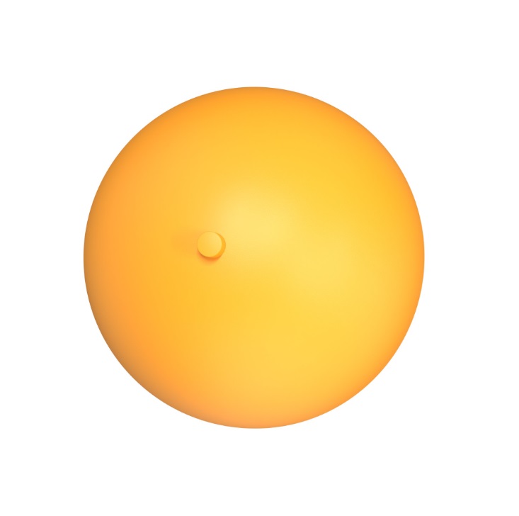 Kinkiet Mush żółto-pomarańczowy G9 8W – dekoracyjne, pośrednie światło