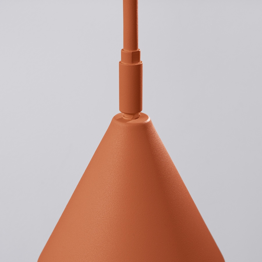 Kinkiet ścienny Nox w kolorze terakoty z regulowanym ramieniem – Sollux