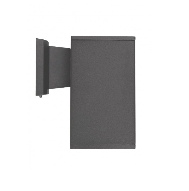 Kinkiet zewnętrzny Adela 2 IP54 E27 – kwadratowa lampa elewacyjna